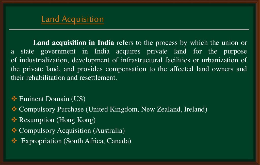 Land Acquisition