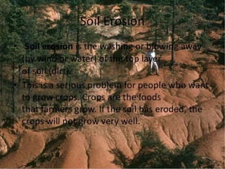 Land and soil resources