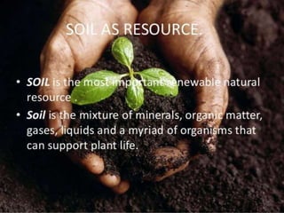 Land and soil resources