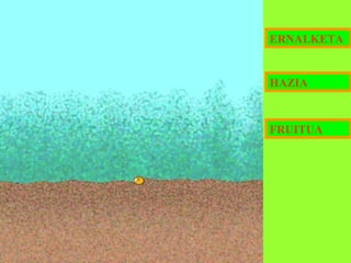 ERNALKETA

HAZIA

FRUITUA

 