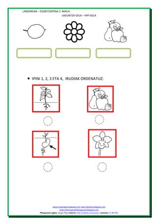 LANDAREAK – EGOKITZAPENA 2. MAILA
LAGUNTZA GELA – HIPI GELA






IPINI 1, 2, 3 ETA 4, IRUDIAK ORDENATUZ:




www.margarigela.blogspot.com www.hipialtza.blogspot.com
www.lehenengoziklokolagunak.blogspot.com
Piktogramen egilea: Sergio Palao Jatorria: http://catedu.es/arasaac/ Lizentzia: CC (BY-NC)

 