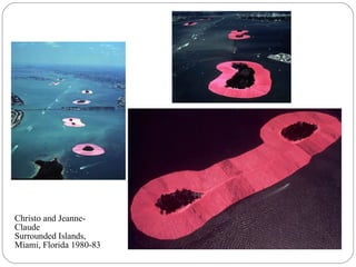Christo and Jeanne-
Claude
Surrounded Islands,
Miami, Florida 1980-83
 