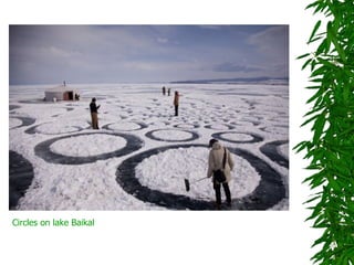 Circles on lake Baikal
 