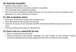 Land as a factor of production | PDF