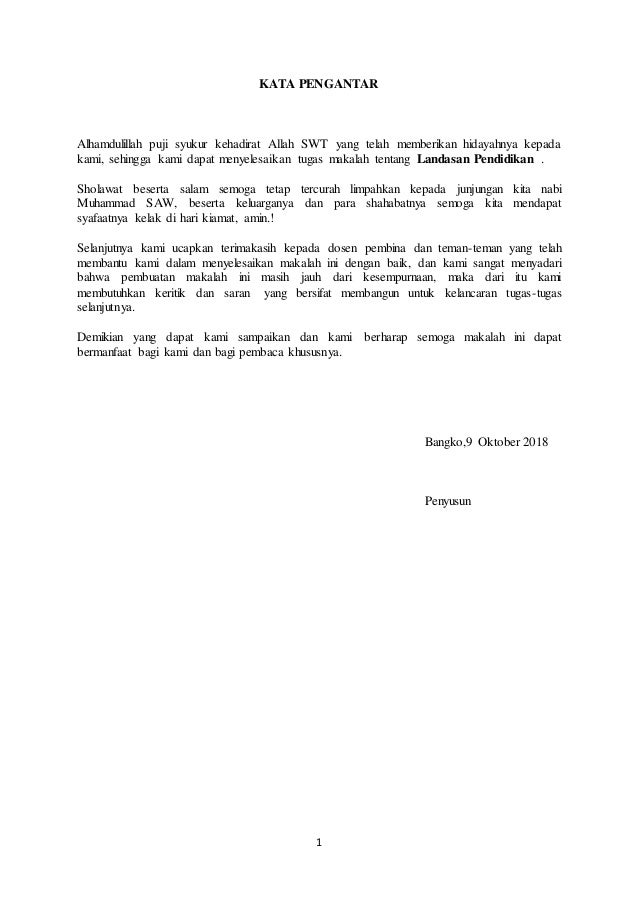 Landasan Pendidikan