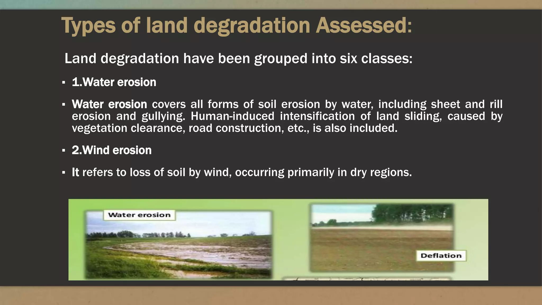 Land degradation and their restoration technology | PPTX