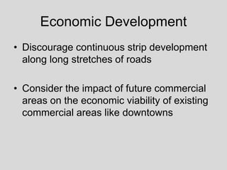 Strip Development Land Development LAND DEVELOPMENT PLANNING | PPTX