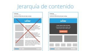 Jerarquía de contenido 
 