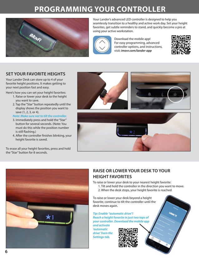 iMovR Lander Desk Manual