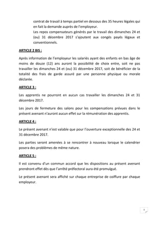 3
contrat de travail à temps partiel en dessous des 35 heures légales qui
en fait la demande auprès de l’employeur.
Les re...