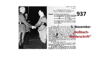 1937
5. November
„Hoßbach-
Niederschrift“
 