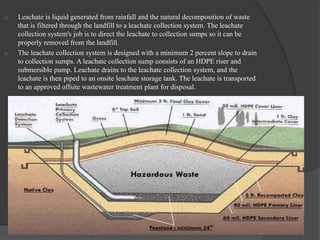 Leachate Collection Riser Landfills | PPT