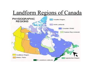 Landform Regions of Canada
 
