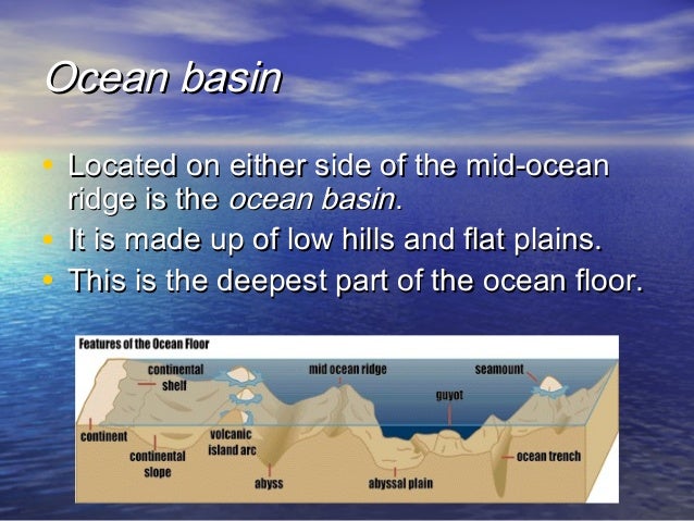 Landforms Found On The Ocean Floor