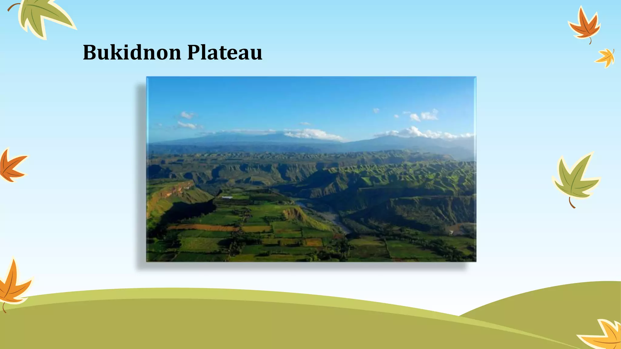 Bukidnon Plateau
 