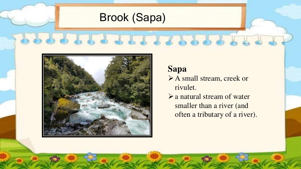Land forms and water forms in the Philippines