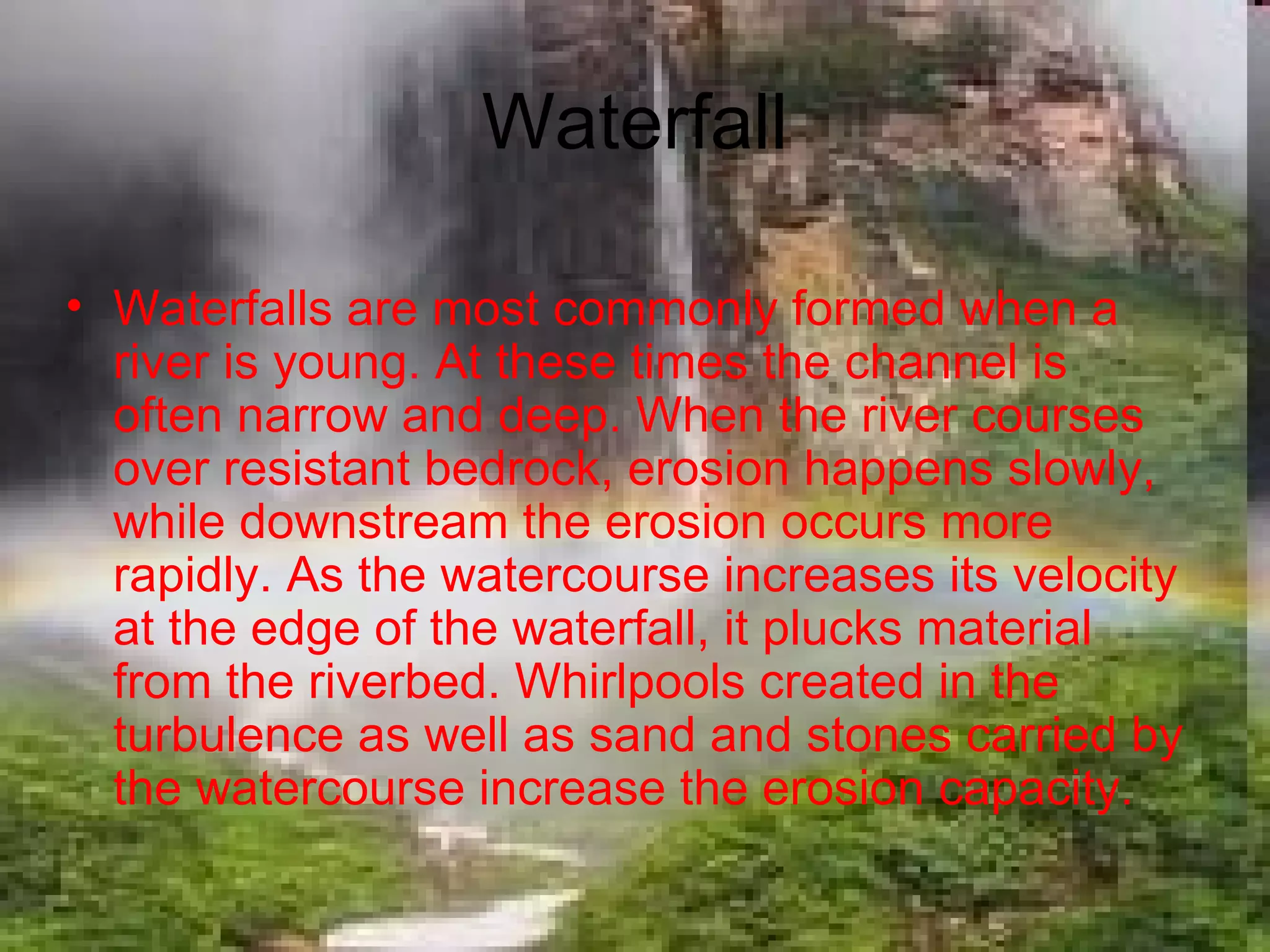 Landforms created by a river | PPT