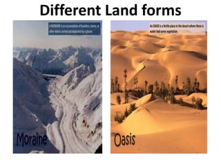 Different Land forms