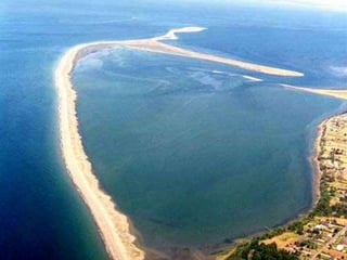 Land forms made by rivers, glaciers ,wind