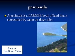 Landforms Examples Peninsula Landform_Student_Project (2).ppt