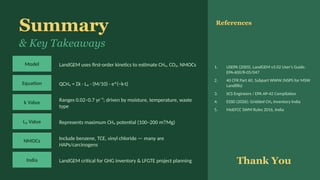 Comprehensive Overview of LandGEM Model for Methane Emissions from ...