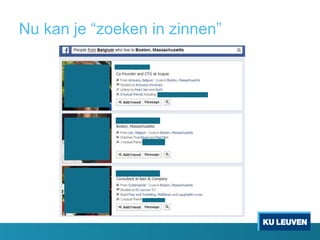 Nu kan je “zoeken in zinnen”

 