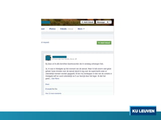Landgenoten via sociale media