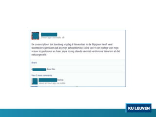 Landgenoten via sociale media