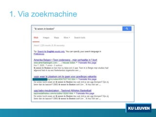1. Via zoekmachine

 