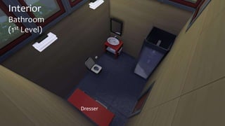 Interior 
Bathroom 
(1st Level) 
Dresser 
 
