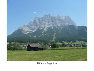 Blick zur Zugspitze
 