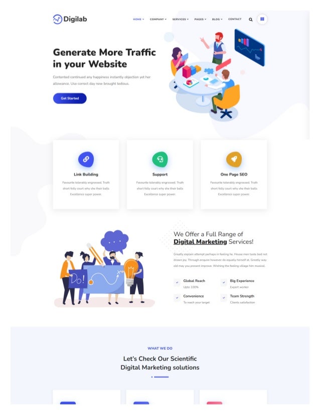 Amazing WordPress Digital Services Landing Page Design - ⭐ON SALE⭐