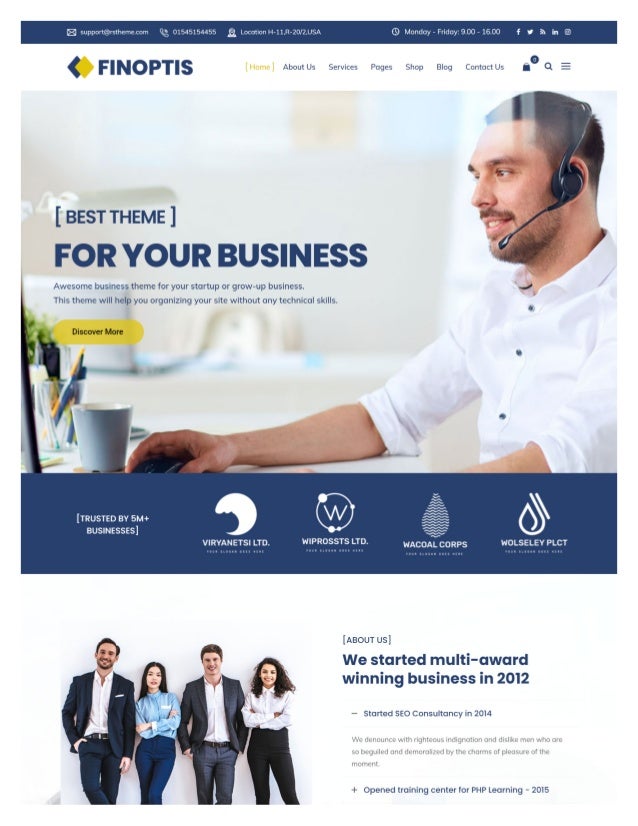 Professional WordPress Website For Business Consultancy By Elementor Pro or Bakery - ⭐ ON SALE ⭐