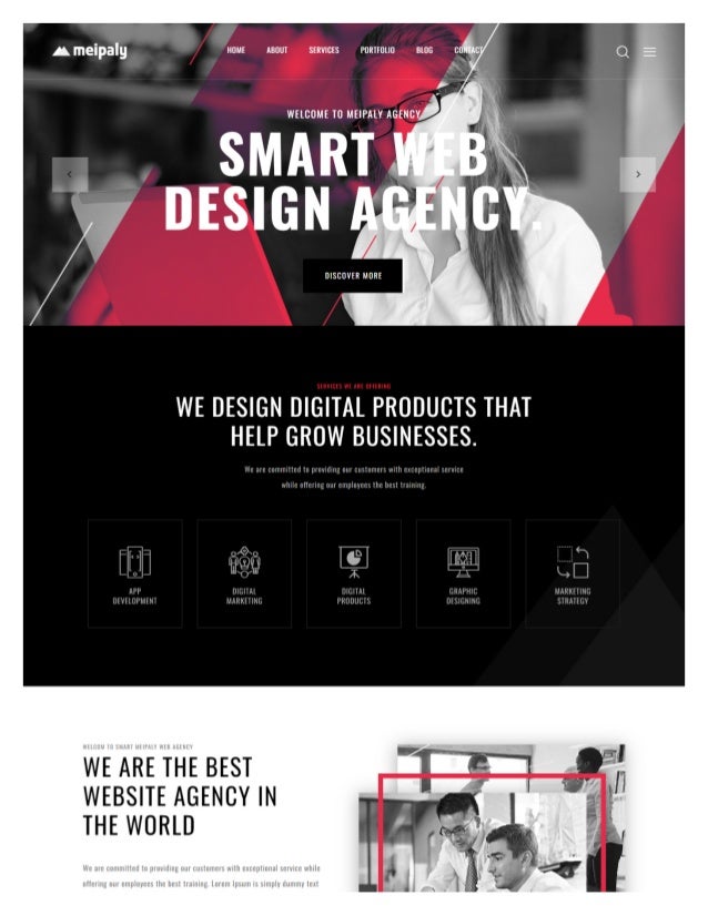 Modern Digital Agency or Business Website Landing Page Design By Wordpress - ⭐ON SALE⭐
