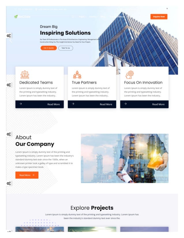 Element WordPress Business / Agency Landing Page or Squeeze Page Design - ⭐ON SALE⭐