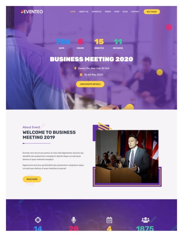 Design Business or Event Conference Website By Elementor Page Builder - ⭐ON SALE⭐