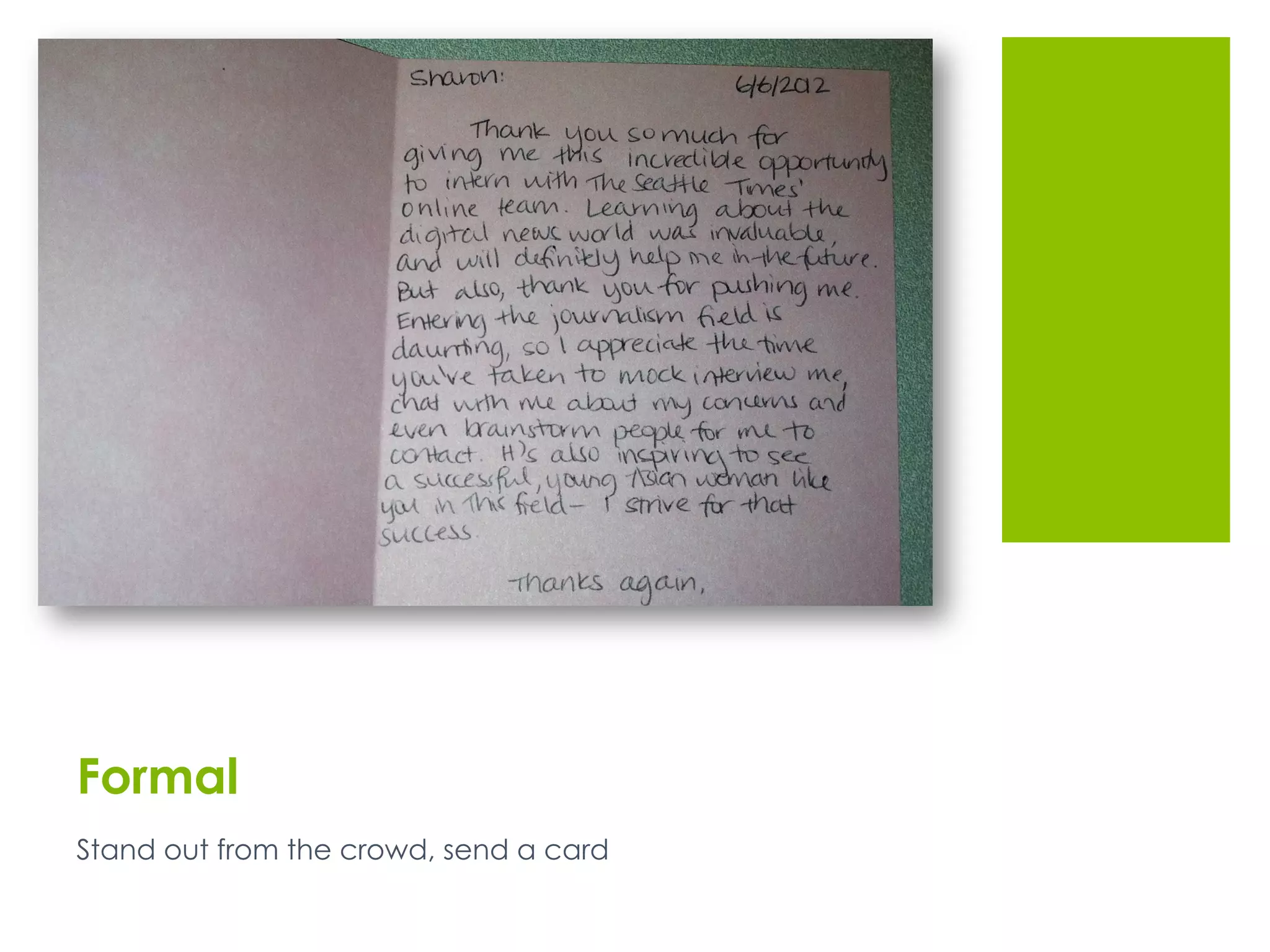 Formal
Stand out from the crowd, send a card
 