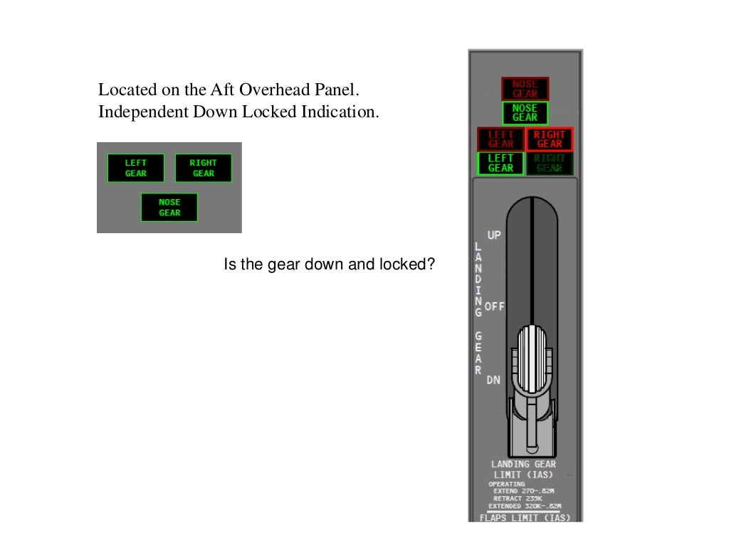 B737 NG Landing gear