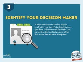 13 Essentials For a Successful B2B Lead Generation Campaign