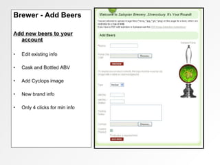 Landing page brewer