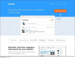 Visual Design | @denykhoung
Wednesday, July 17, 13
 