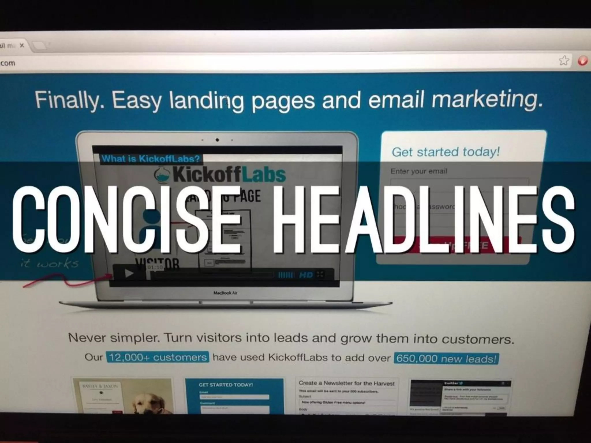 Landing Pages 107 - The Essentials - Intro Slides