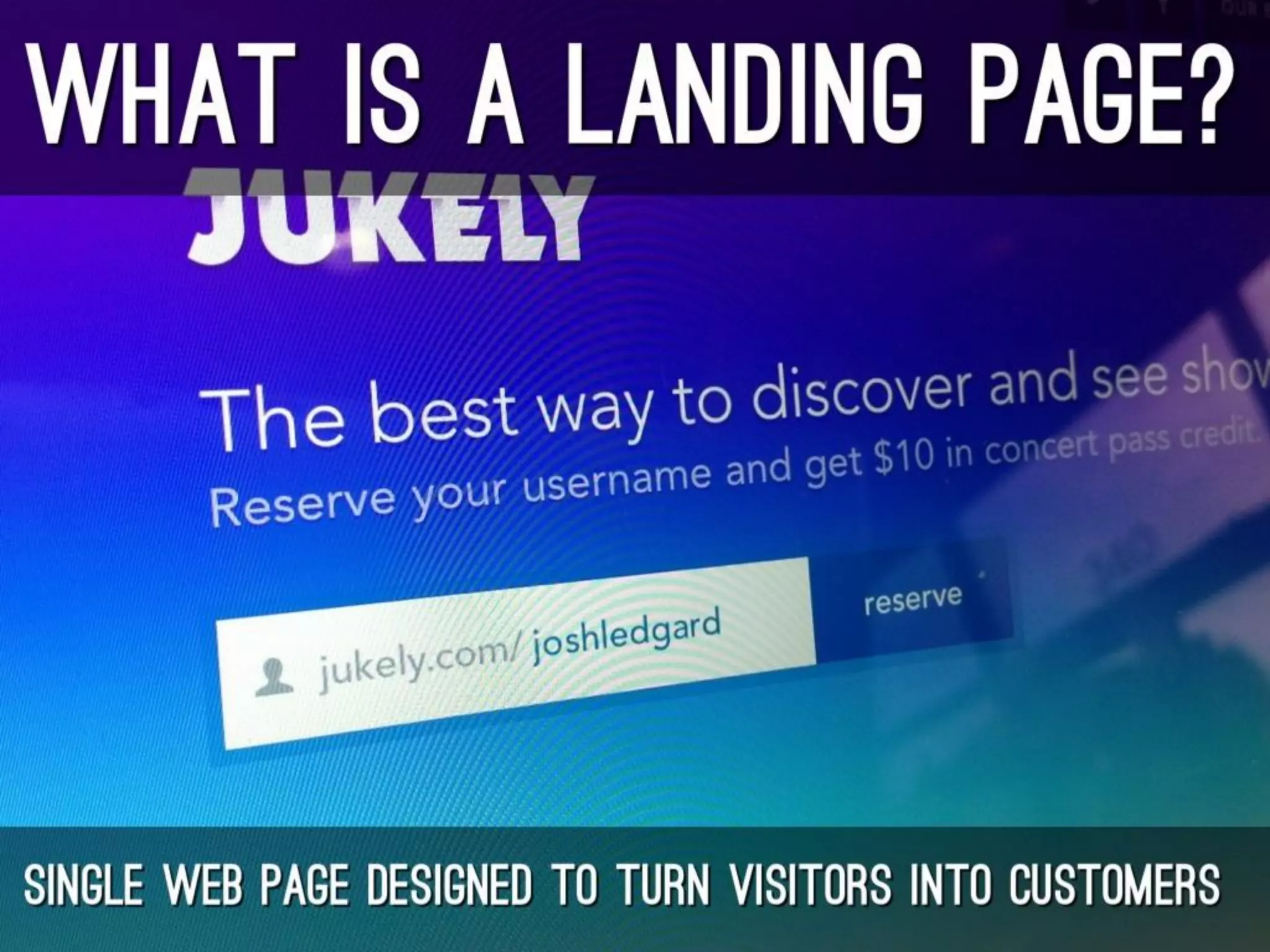 Landing Pages 107 - The Essentials - Intro Slides