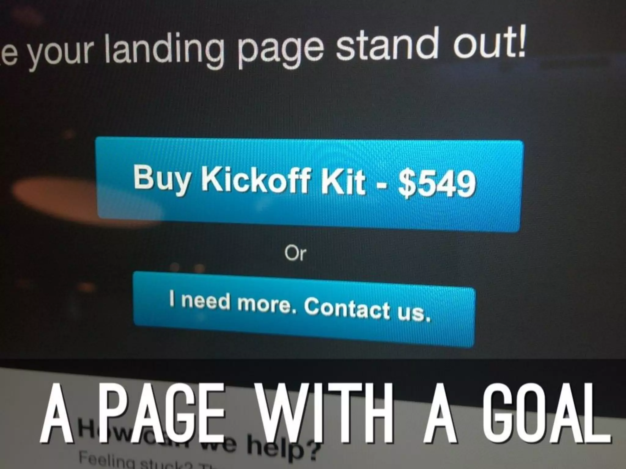 Landing Pages 107 - The Essentials - Intro Slides