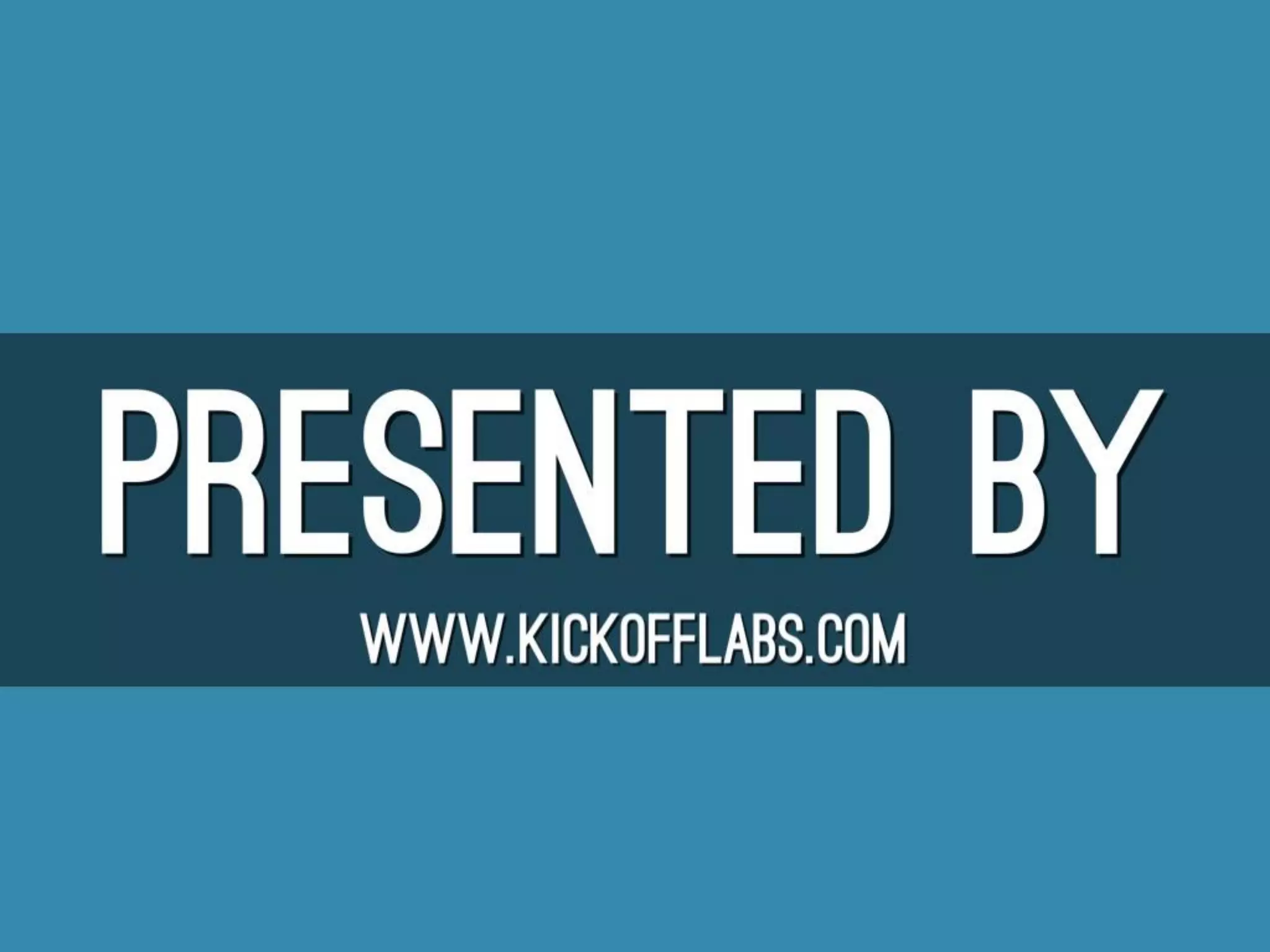 Landing Pages 107 - The Essentials - Intro Slides