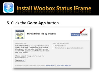 5. Click the Go to App button.
 