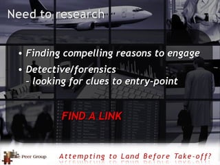 Finding compelling reasons to engage Detective/forensics  – looking for clues to entry-point FIND A LINK 