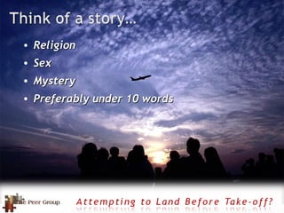 Religion Sex Mystery Preferably under 10 words 