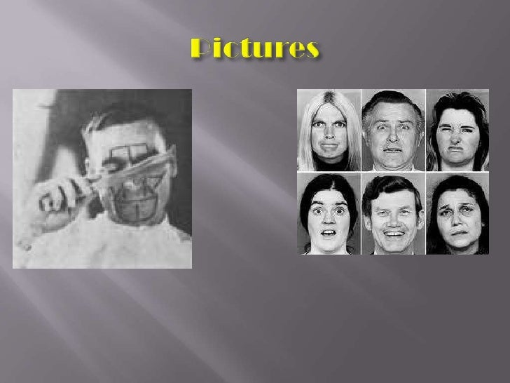 Landis facial expression experiment