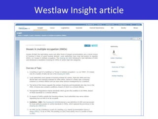 Westlaw Insight article
 